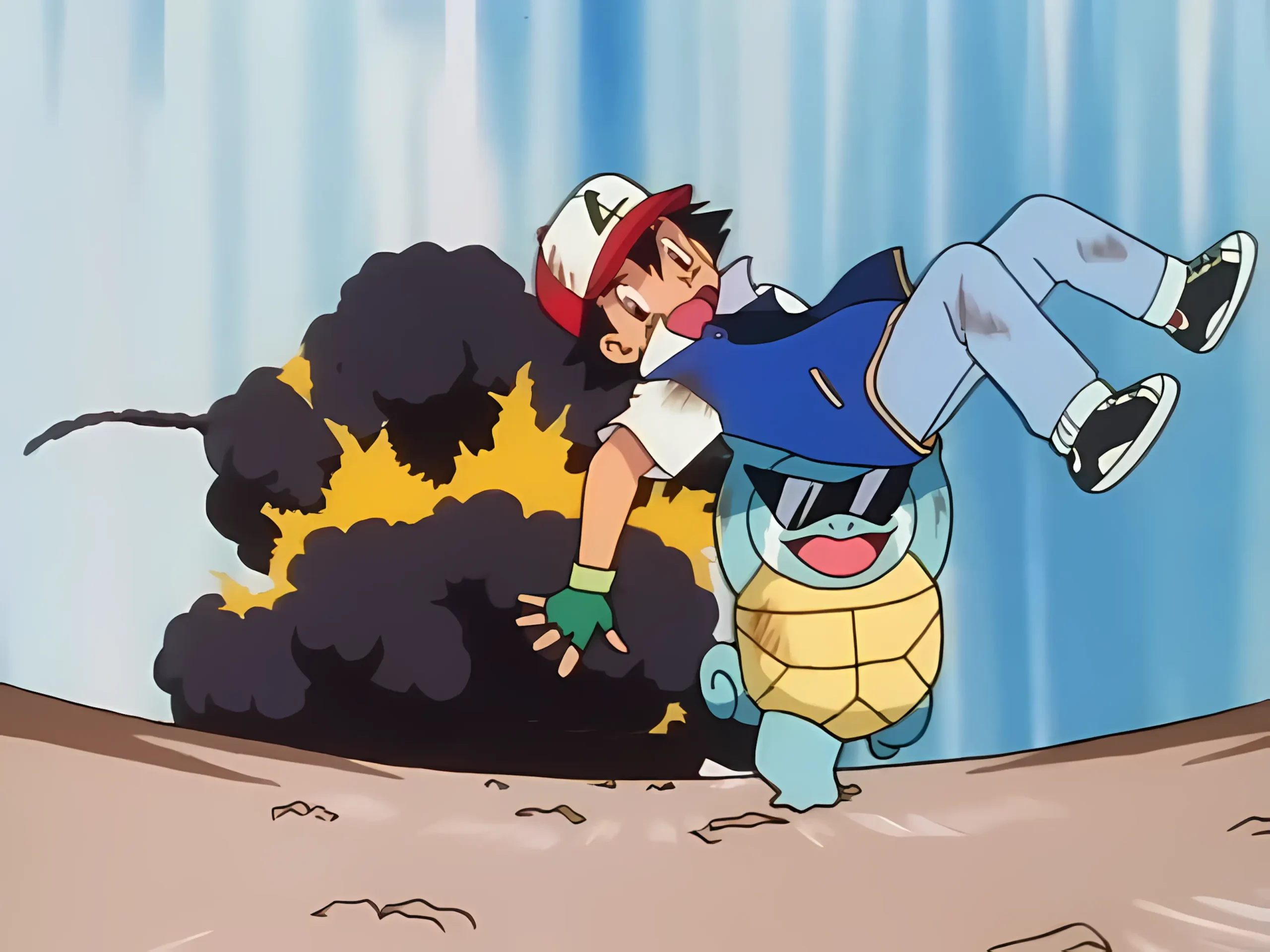 Ash_Squirtle_bombs Ash Aquirtle bombs