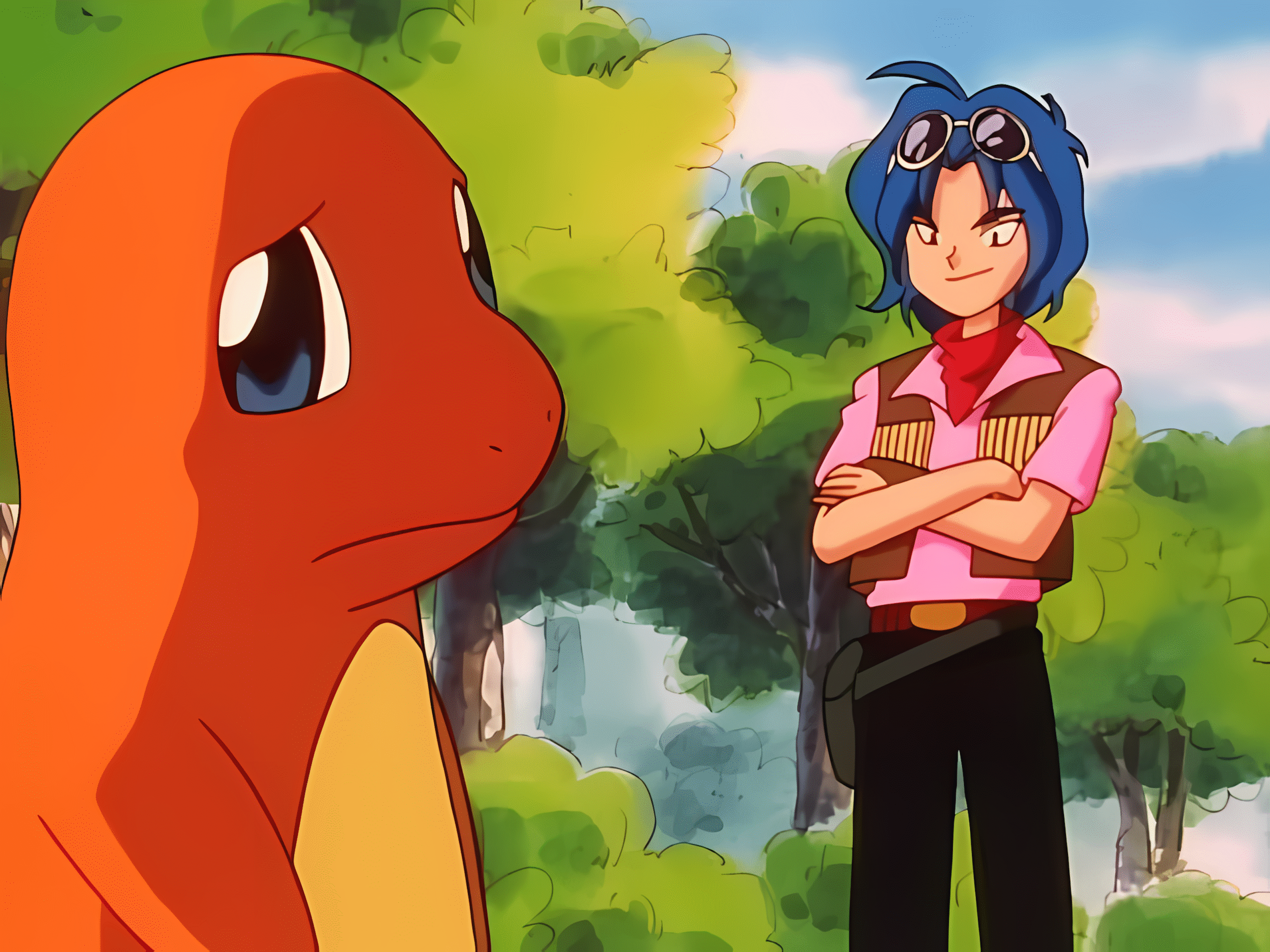 Damian_Charmander_upscayl_5x_digital-art-4x Charmander deciding whether to stay with damian